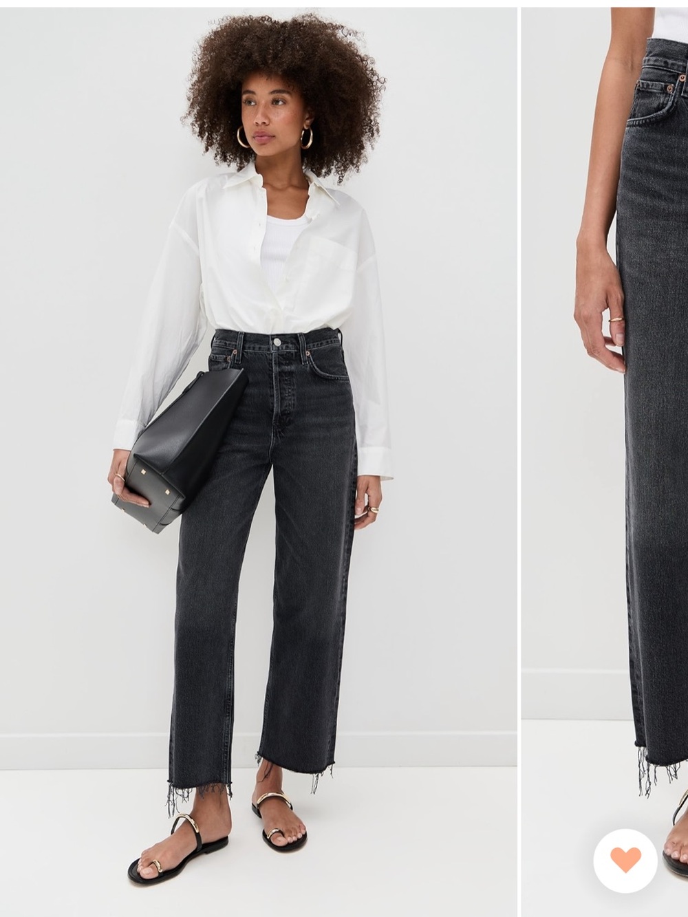 Agolde Ren High Rise Wide Leg Jean